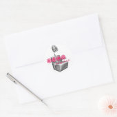 Stickers Chaise Sèche-Cheveux Vintage (Enveloppe)