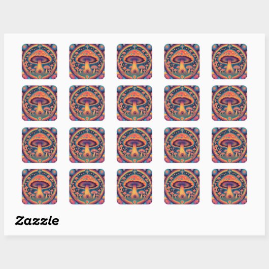 Stickers Champignons (Feuille)