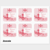 Stickers Chandelier Honeysuckie rose Damask (Feuille)