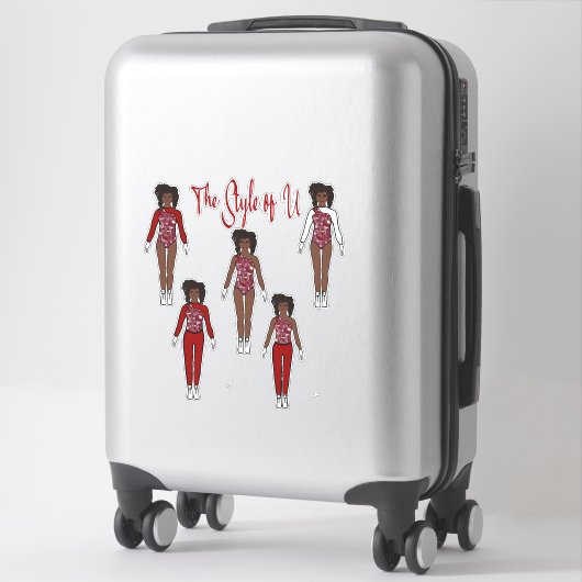 Stickers Changement rapide Majorette / Danseur (Be (Sur valise)