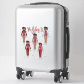 Stickers Changement rapide pour Majorette / Danseu (Sur valise)