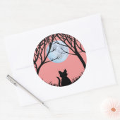 Stickers Chat amusant Halloween Stickers Chat (Enveloppe)