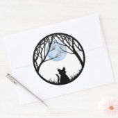 Stickers Chat amusant Halloween Stickers Chat Amou (Enveloppe)