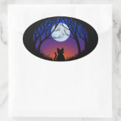 Stickers Chat amusant Halloween Stickers Chat Amou (Sac)