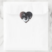 Stickers Chat blanc et noir (Sac)
