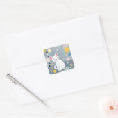 Stickers Chat coloré Abstraits (Enveloppe)