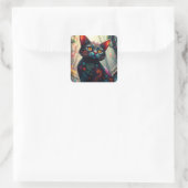 Stickers Chat coloré Imaginaire (Sac)