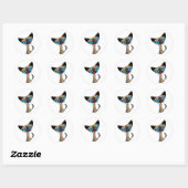 Stickers Chat Cute Siamese (Feuille)