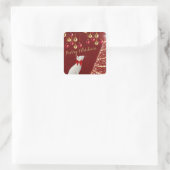 Stickers Chat de Noël joyeux (Sac)