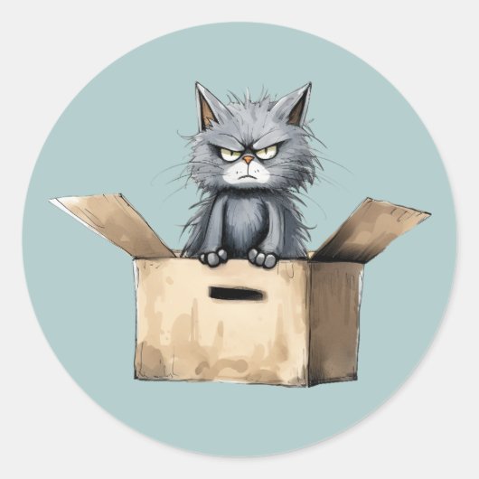 Stickers Chat Grumpy (Devant)