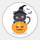 Stickers Chat Halloween (Devant)