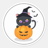 Stickers Chat Halloween (Devant)
