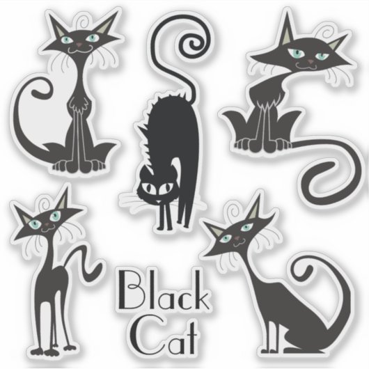 Stickers Chat Noir (Devant)