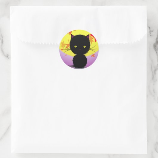 Stickers Chat Noir Halloween (Sac)