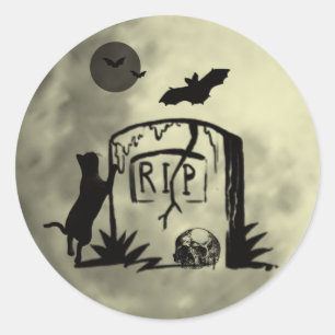 Stickers Chat Noir Joueur