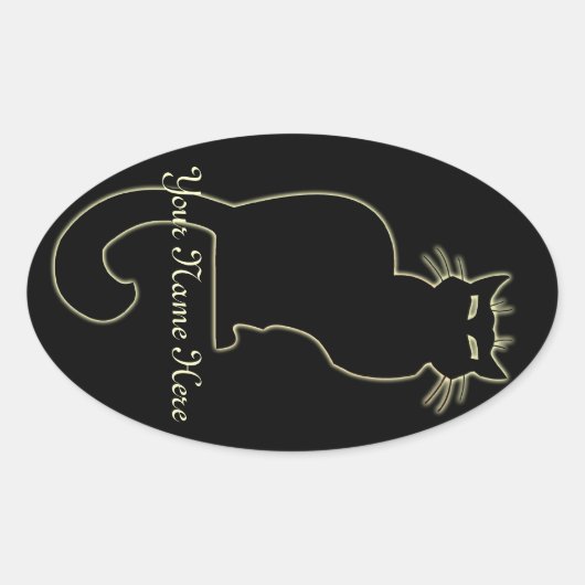 Stickers Chat Personnalisé Stickers Chat Amoureux  (Devant)