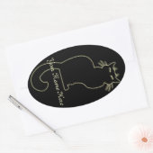 Stickers Chat Personnalisé Stickers Chat Amoureux  (Enveloppe)