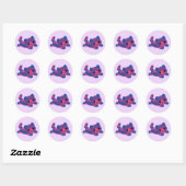 Stickers Chat Pride Bisexual (Feuille)