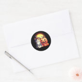 Stickers Chat Tabby Cute Halloween (Enveloppe)