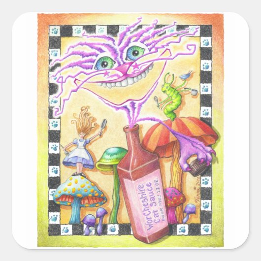 Stickers Chat WorCheshire (Devant)