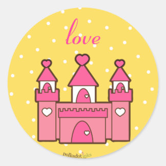 Stickers Château Rose
