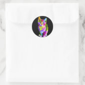 stickers chaton arc-en-ciel (Sac)