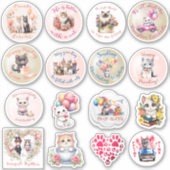 Stickers chats mignons (Devant)