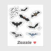 Stickers chaume d'Halloween (Feuille)