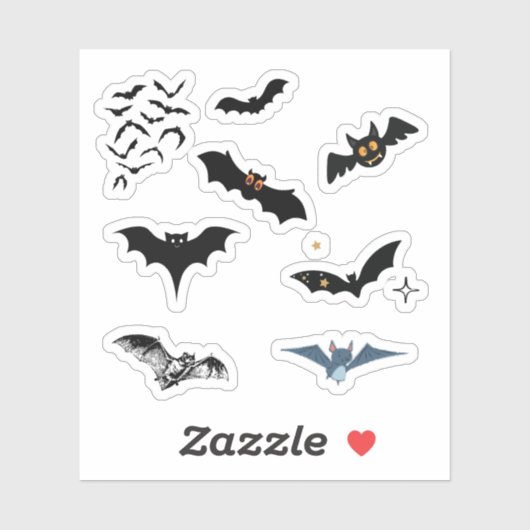 Stickers chaume d'Halloween (Feuille)