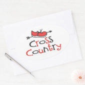 Stickers Chaussure cross-country (Enveloppe)