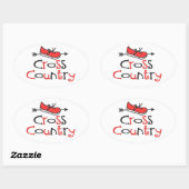 Stickers Chaussure cross-country (Feuille)