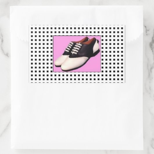 Stickers Chaussure Rétro 1950 (Sac)