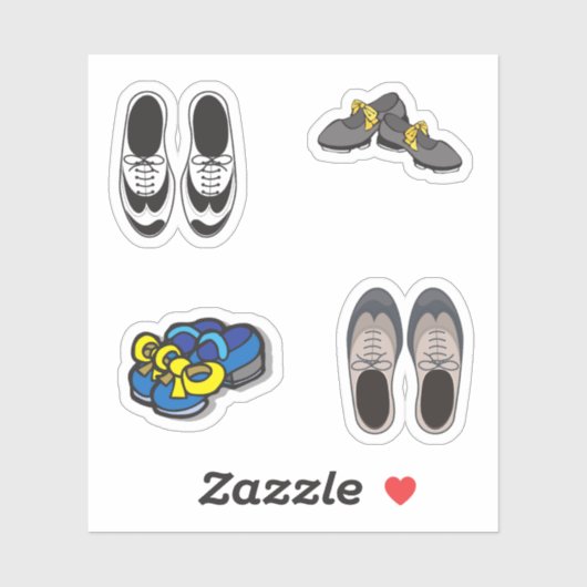 Stickers Chaussure Tap (Feuille)