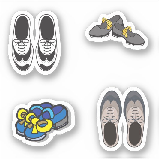 Stickers Chaussure Tap (Devant)