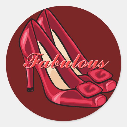 Stickers Chaussures Rouges (Devant)