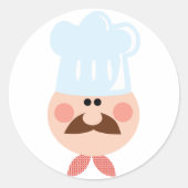 Stickers Chef amusant (Devant)