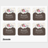 Stickers Chef pâtissier décoratif (Feuille)