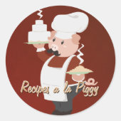 Stickers Chef Piggy (Devant)