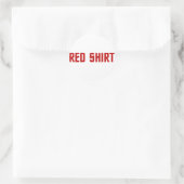 Stickers Chemise Rouge (Sac)