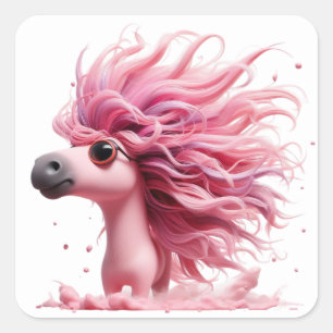 Stickers Cheval amusant