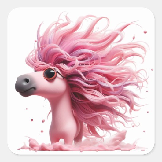 Stickers Cheval amusant (Devant)