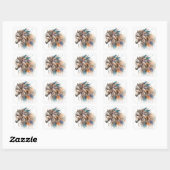 Stickers Cheval Aquarelle (Feuille)