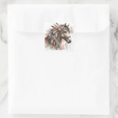 Stickers Cheval Aquarelle (Sac)
