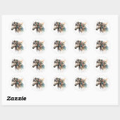 Stickers Cheval Aquarelle (Feuille)