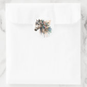 Stickers Cheval Aquarelle (Sac)