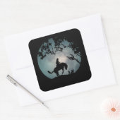 Stickers Cheval Brunc Rider Rodeo Cowboy (Enveloppe)