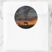 Stickers Cheval et Oiseaux (Sac)