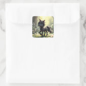 Stickers Cheval Noir (Sac)