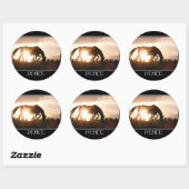 Stickers Cheval PAIX (Feuille)