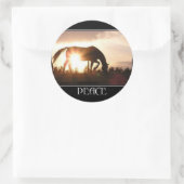 Stickers Cheval PAIX (Sac)